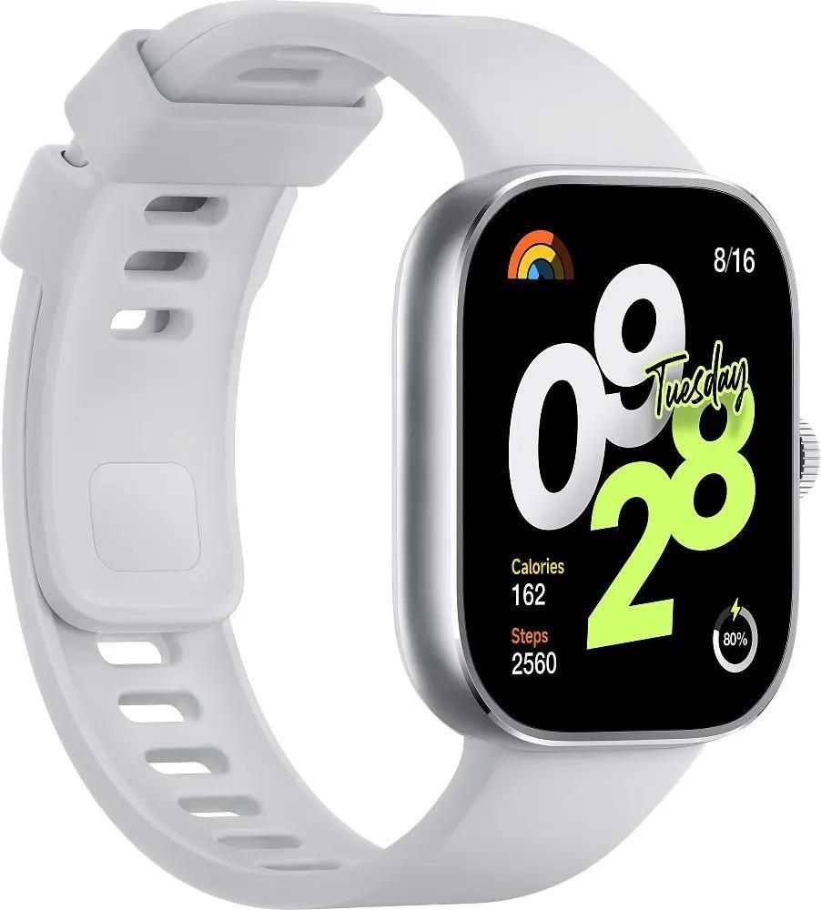 Смарт-часы Xiaomi Redmi Watch 4,  1.97",  белый/серый [bhr7848gl]